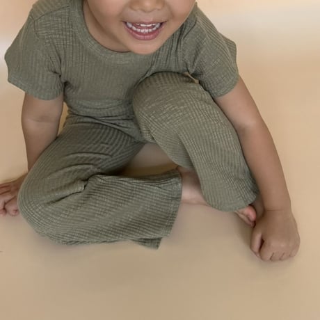 slub rib KIDS TOPS