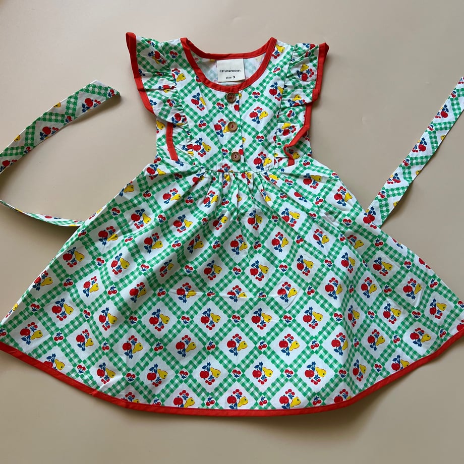 green fruits dress emasroom