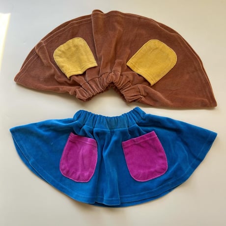 light velour skirt