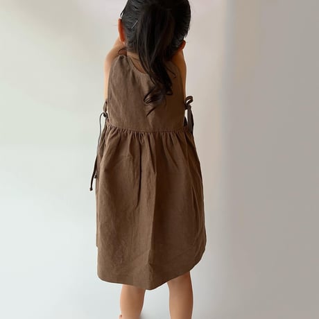 linencotton KIDS 3way bicolor DRESS