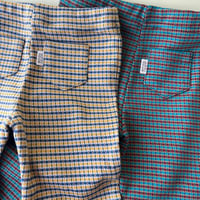 Kids flare pants 【check】