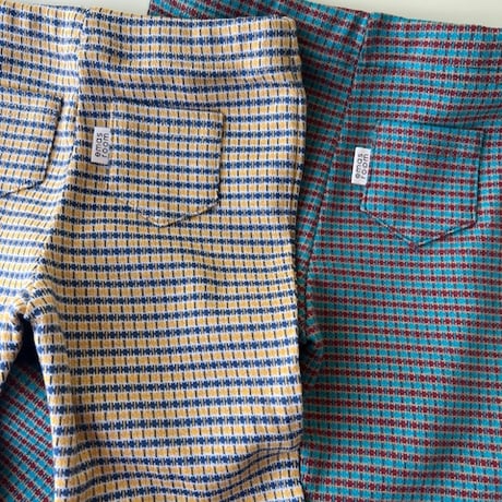Kids flare pants 【check】