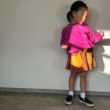 light velour sweat TOPs