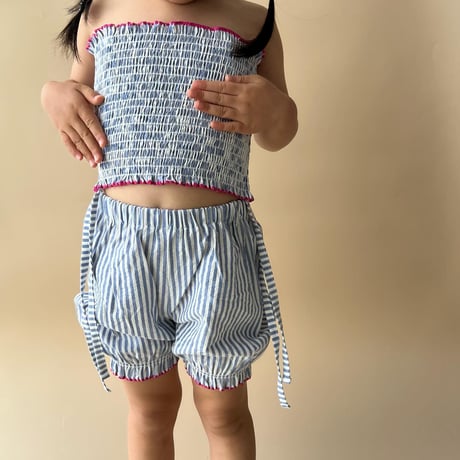 stripe pumpkin pants