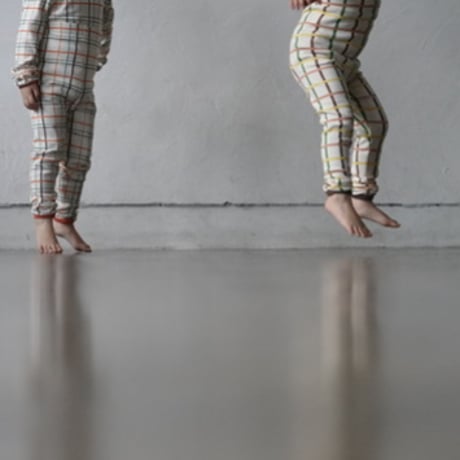 BROWN check leggings