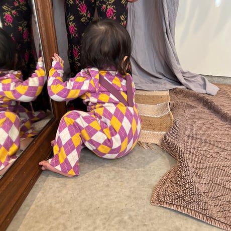 argyle  Baby strap pants