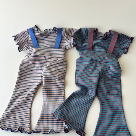 Baby strap pants【check】