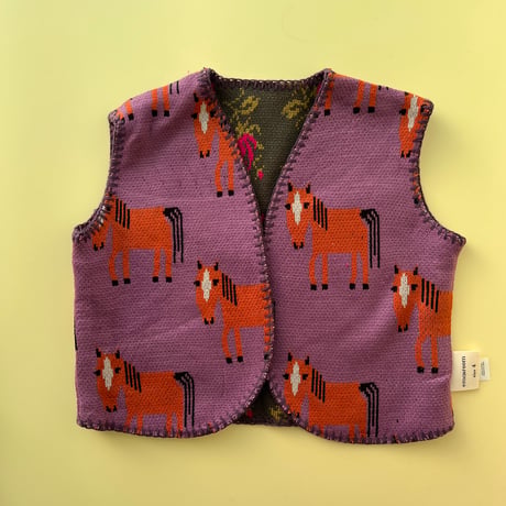 knit reversible VEST