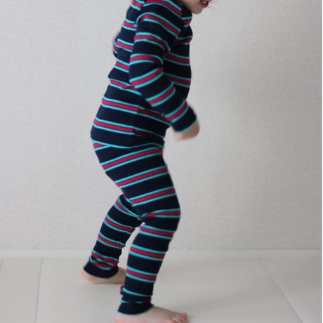 rétro border / kids leggings2311