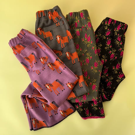 knit MOM soft flare pants