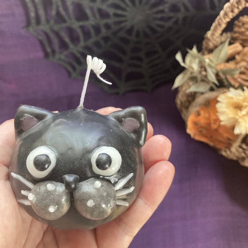 黒猫キャンドル | キャンドル工房花逍遥