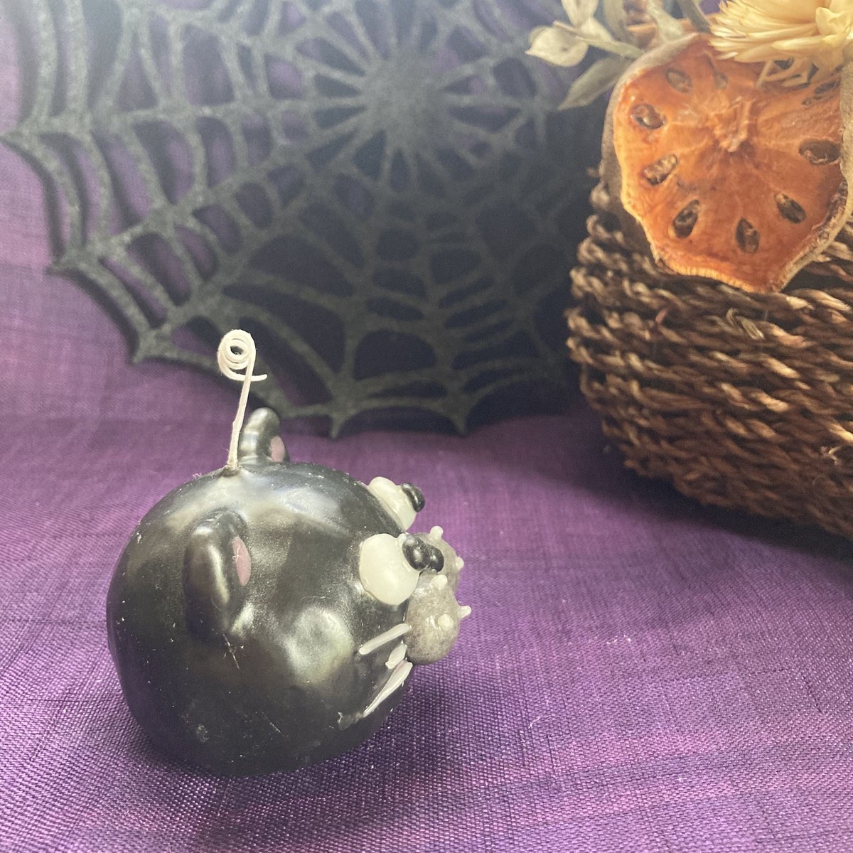 黒猫キャンドル | キャンドル工房花逍遥