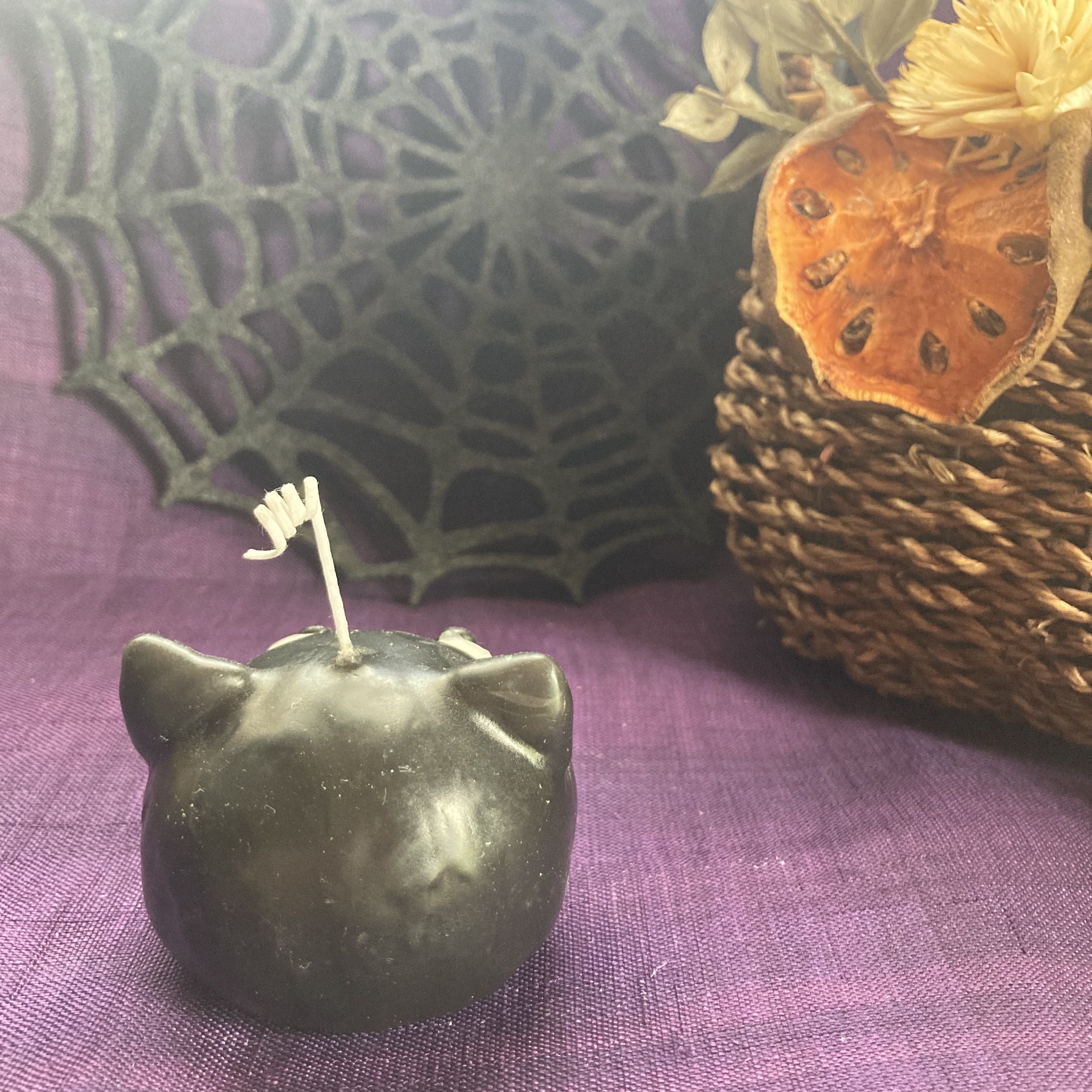黒猫キャンドル | キャンドル工房花逍遥