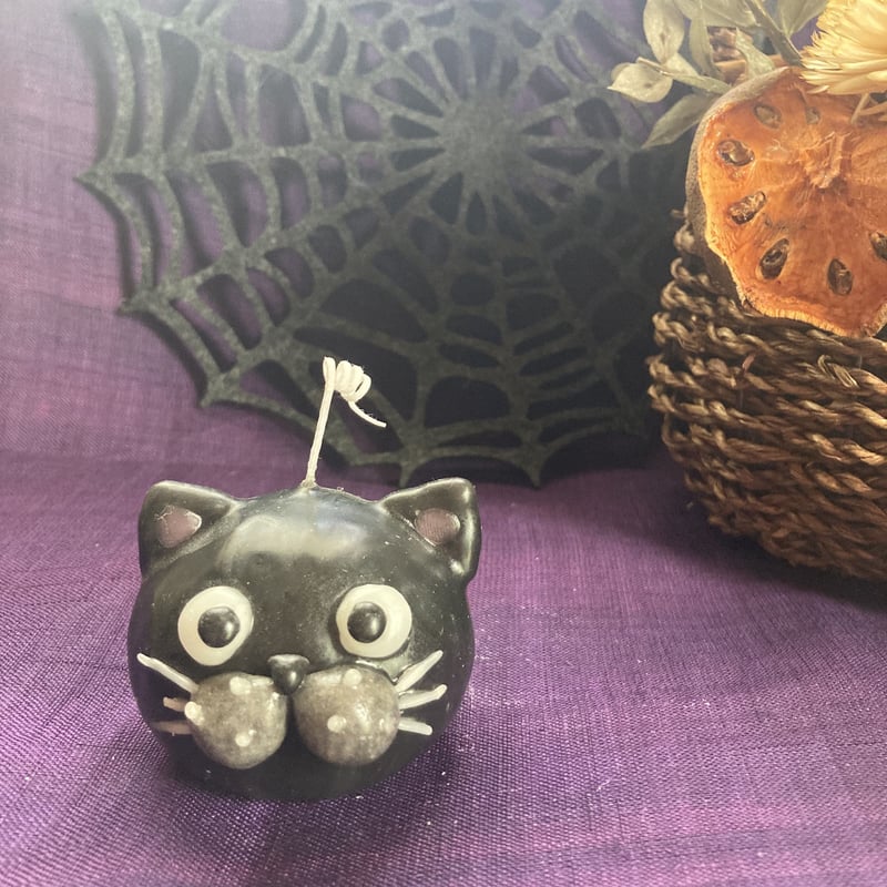 黒猫キャンドル | キャンドル工房花逍遥