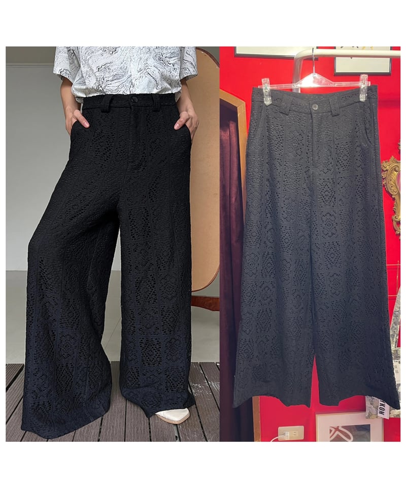 総レース ワイドパンツ | GUGU