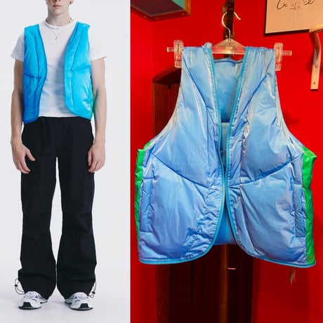 2wayベスト | STORES doux bleu インドキルト刺繍 2WAYベスト _IVORY