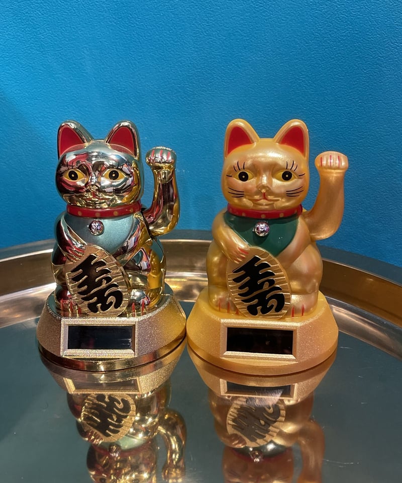 ソーラー電池 招き猫【猫展】 | GUGU