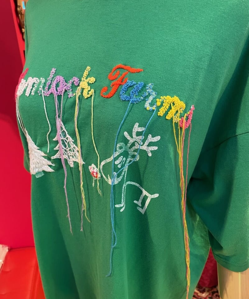 VERANDALUNCH】リメイク ハンド刺繍 パールTシャツ | GUGU