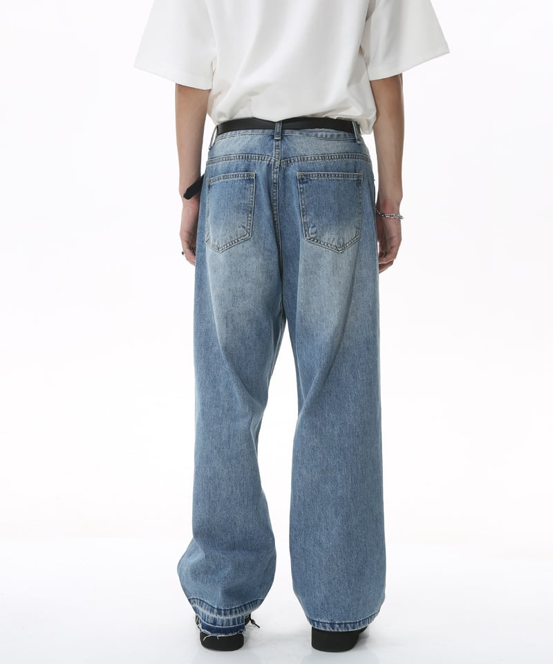 ダブルパッチポケット デニムパンツ | GUGU 