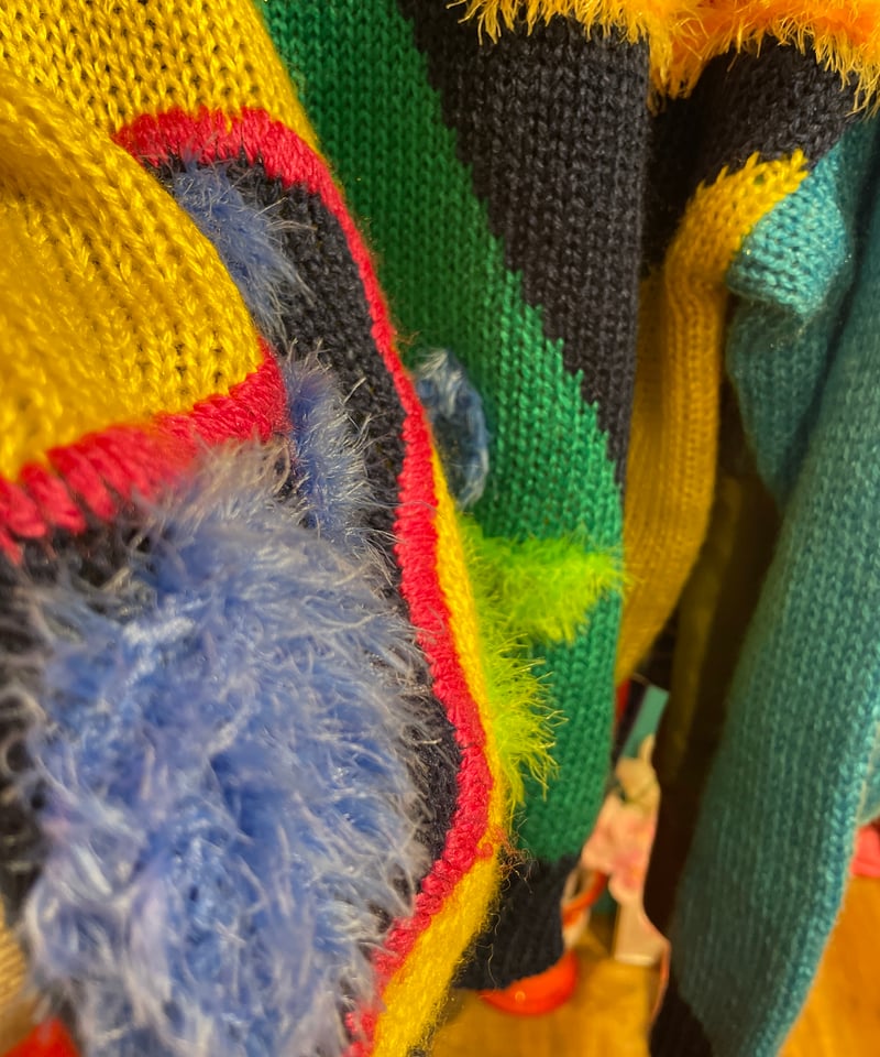 VERANDALUNCH】リメイク ハンド刺繍 カラフル ニット | GUGU