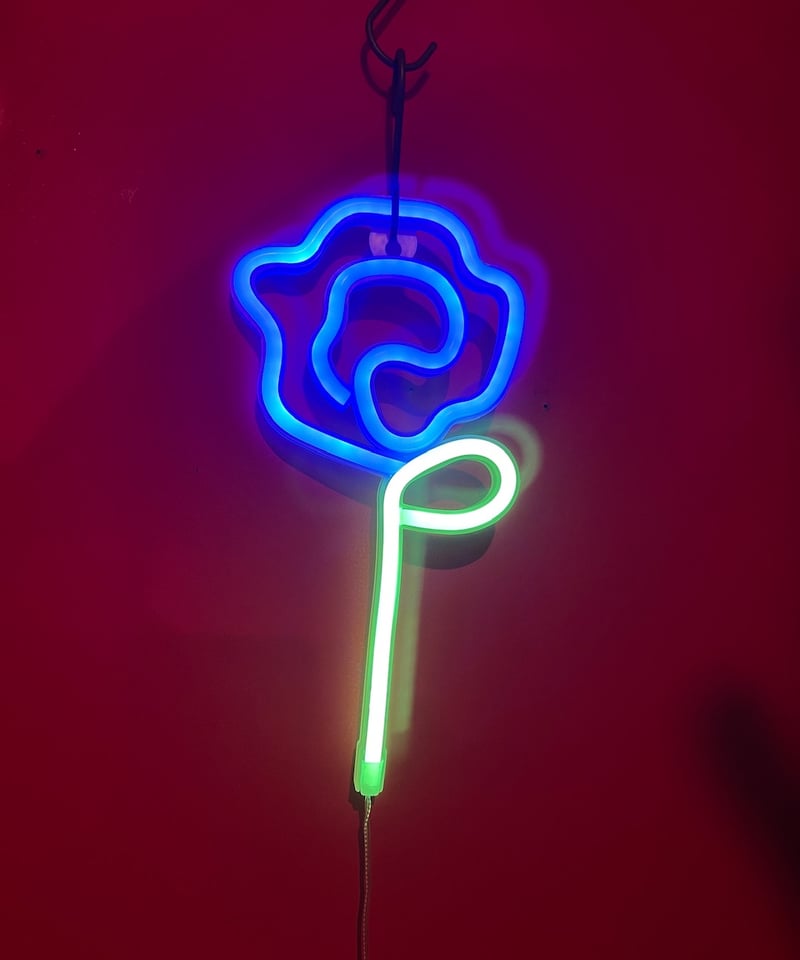 ネオン管　薔薇 Amazon | LED ネオンサイン バラ 薔薇 USB電源 ネオンライト ネオン管