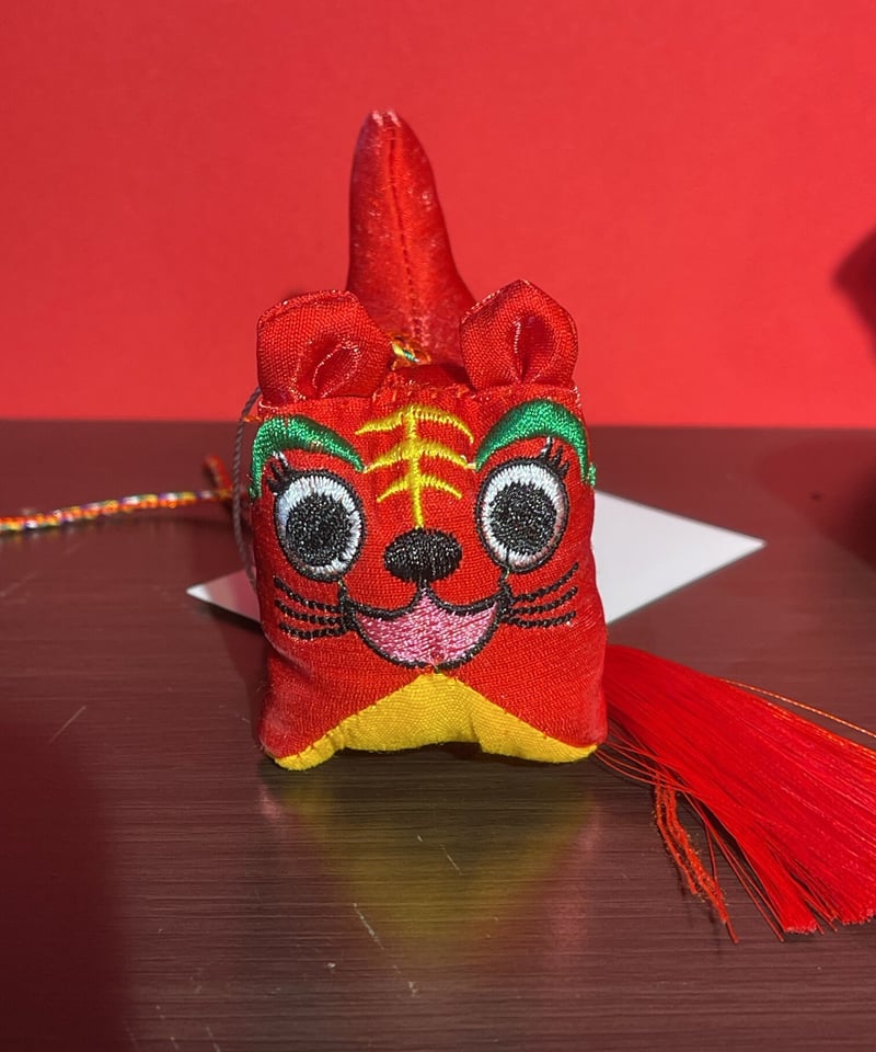 中国 虎 飾り タッセル付き 福【チャイナフェア】 | GUGU