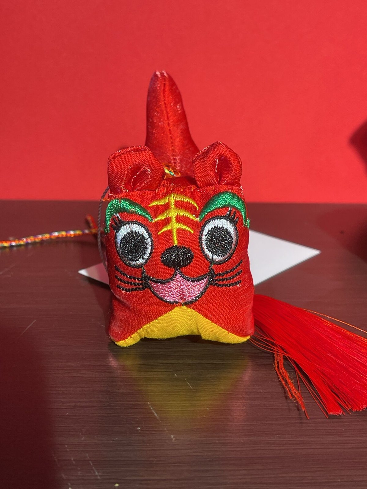 中国 虎 飾り タッセル付き 福【チャイナフェア】 | GUGU