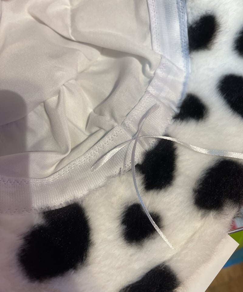 ^*^様 ファー風バケットハット ハート型装飾 ファー風バケットハット ハート型装飾