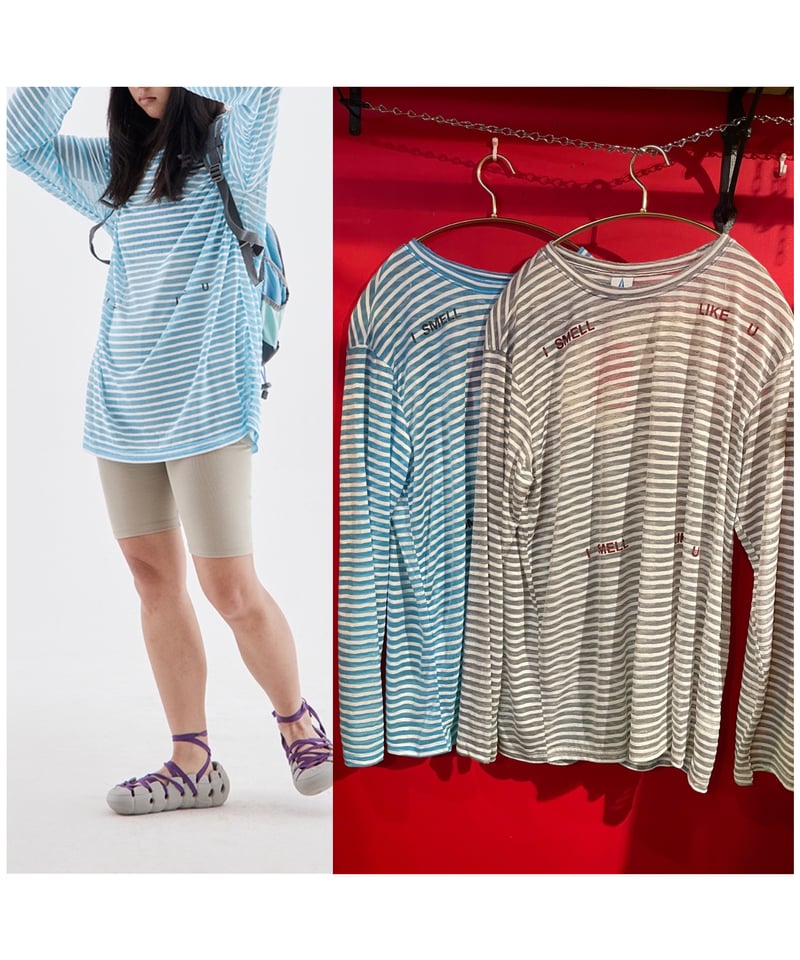 seesee yesgoodmarket ボーダーロングスリーブ YGM×SEE SEE×S.F.C ボーダーロンT XXLサイズ White - メルカリ