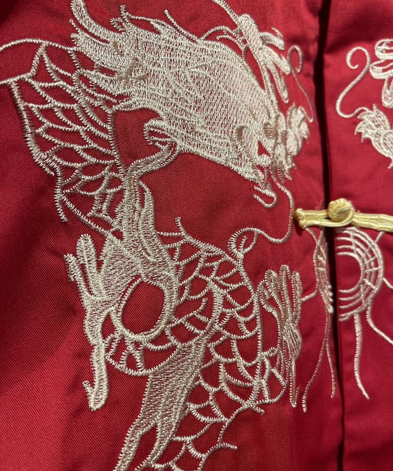 ドラゴン刺繍 半袖 チャイナシャツ | GUGU