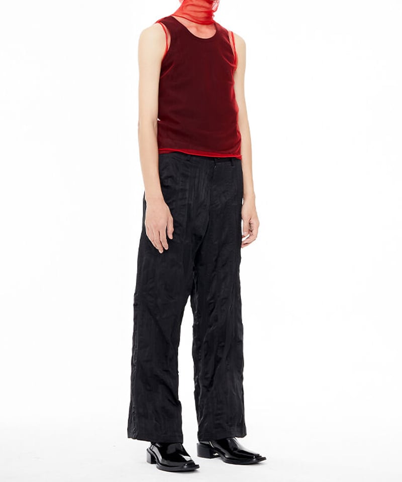 MARINA CORNELIO しわ加工パンツ