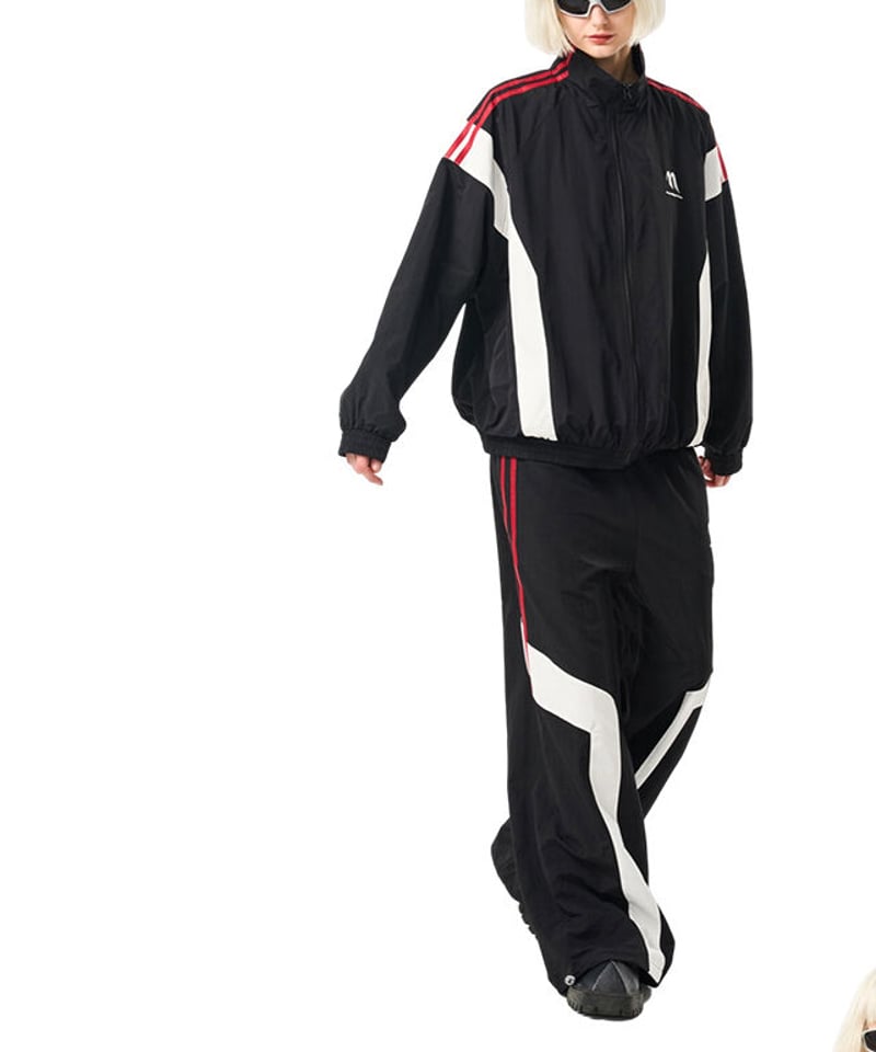 MODITEC】Color blocking racing jacket | GUGU MODITEC】Color blocking racing jacket | GUGU