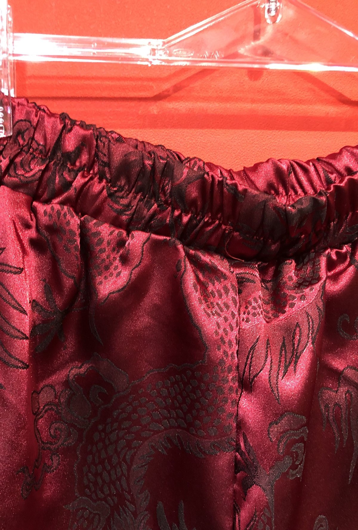 ELFSACK パンツ サテン ストレート チャイナスタイル ゆったり チャイナ服 刺繍パンツ zb149 | チャイナ服専門店の