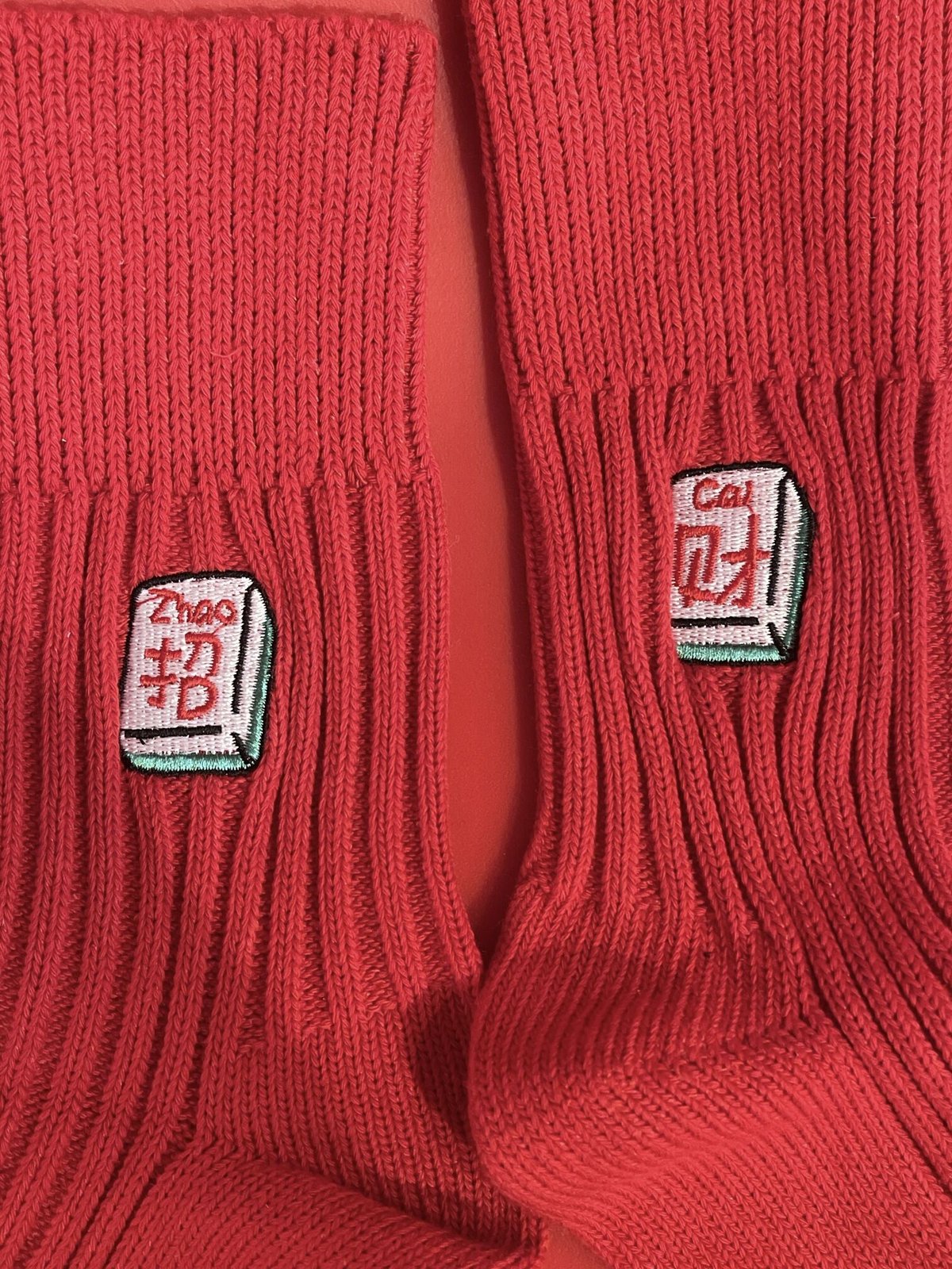 麻雀 刺繍 ソックス | GUGU