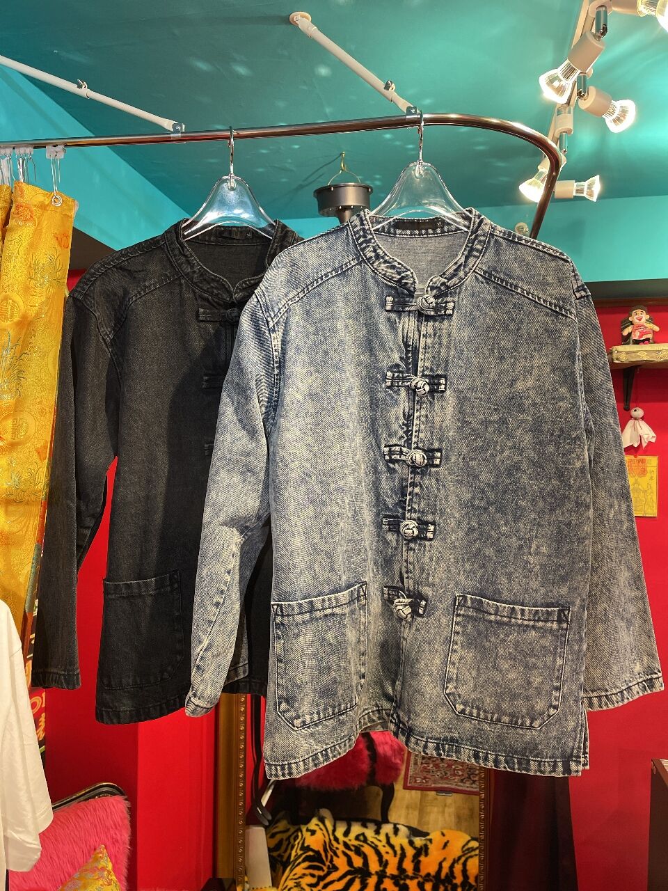  デニムチャイナジャケット 2XL デニム チャイナ ジャケット | GUGU