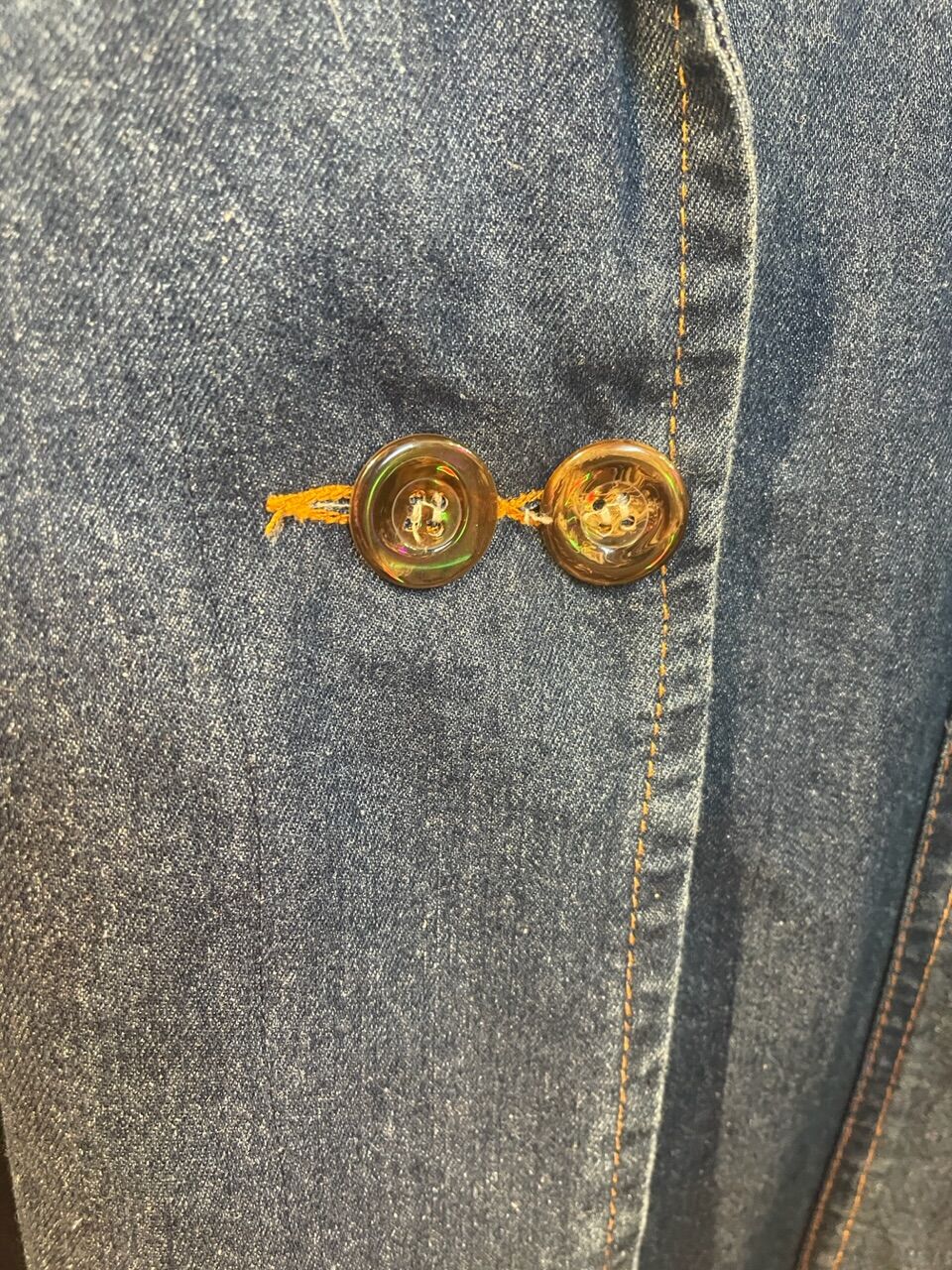 VERANDALUNCH】リメイク ドッキング デニム ポンチョコート | GUGU