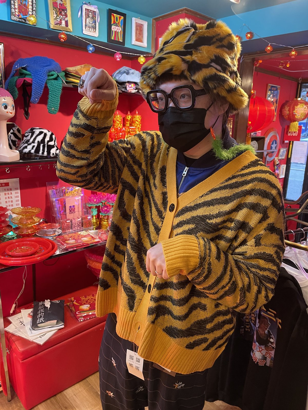 メンズ カーディガン 総柄 タイガー オーバーサイズ ストリート 216159_02.jpg