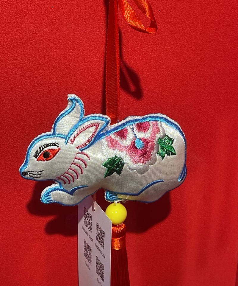 中国 うさぎ 飾り タッセル付き【チャイナフェア】 | GUGU