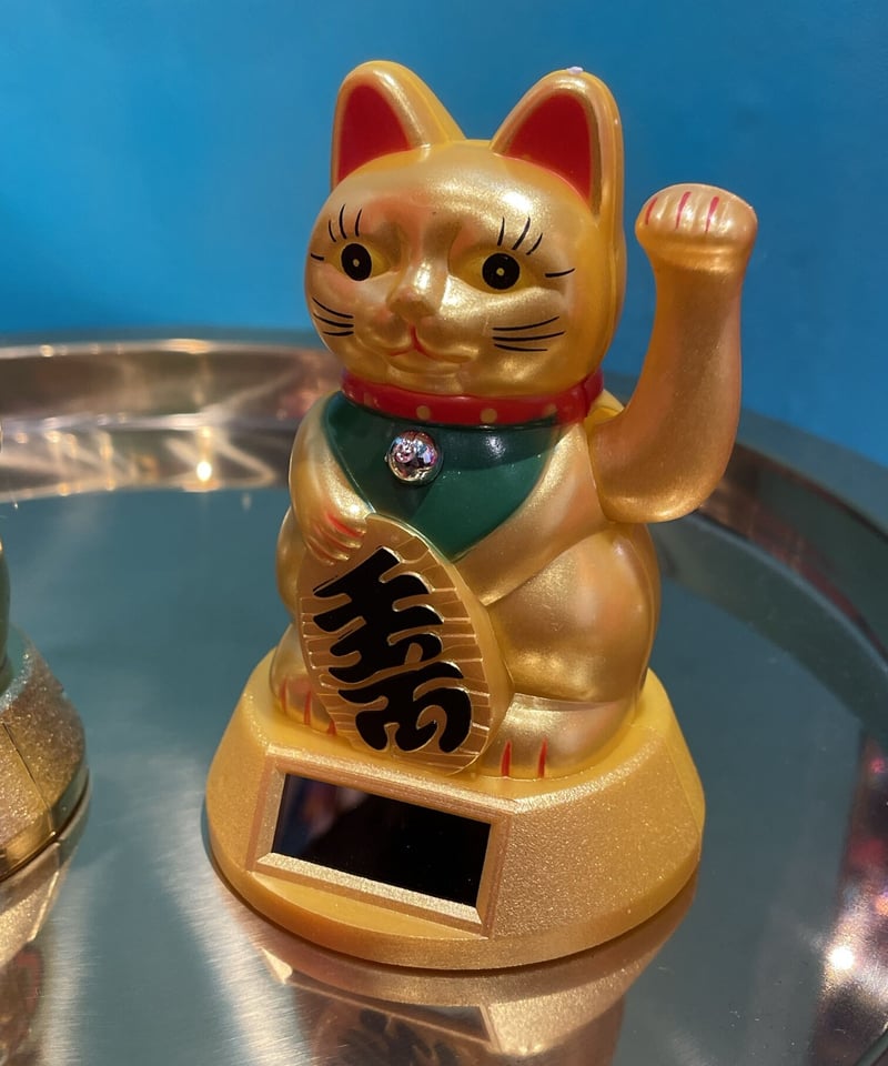 ソーラー電池 招き猫【猫展】 | GUGU