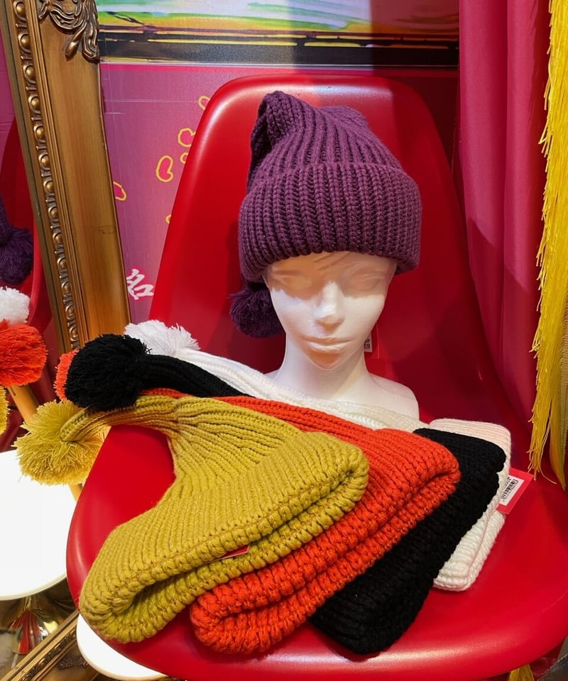 【YEGG】ドットビーニー ２色 SALE GX1000 ビーニー ジーエックスセン BUBBLE BEANIE （Yellow