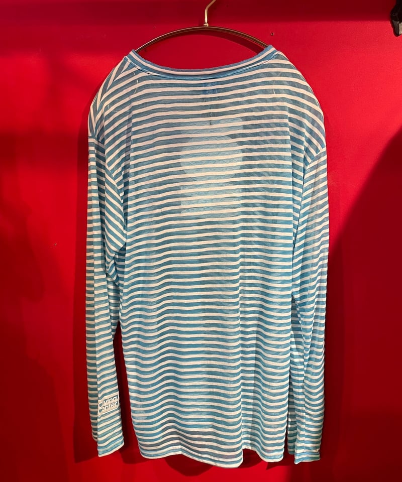 オーラリー グラデーションボーダー ロングスリーブ/ロンT AURALEE＜オーラリー＞ ロングスリーブボーダー柄Tシャツ