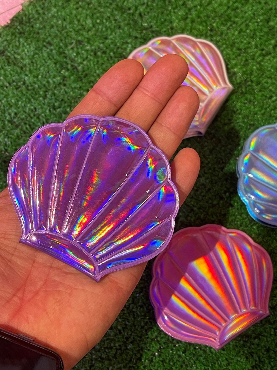 メタリックシェル コンパクトミラー | GUGU