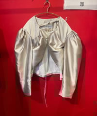 フラワージャガード マトンスリーブ チャイナジャケット