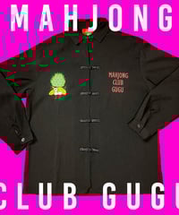 フラワージャガード マトンスリーブ チャイナジャケット