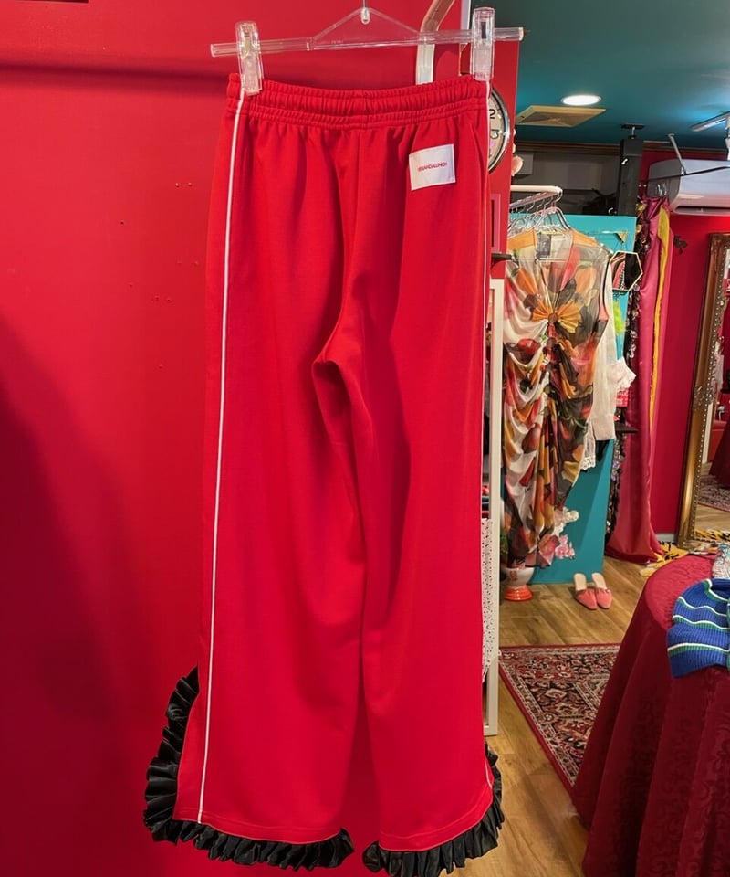 古着リメイクジャージレースフリルベロア