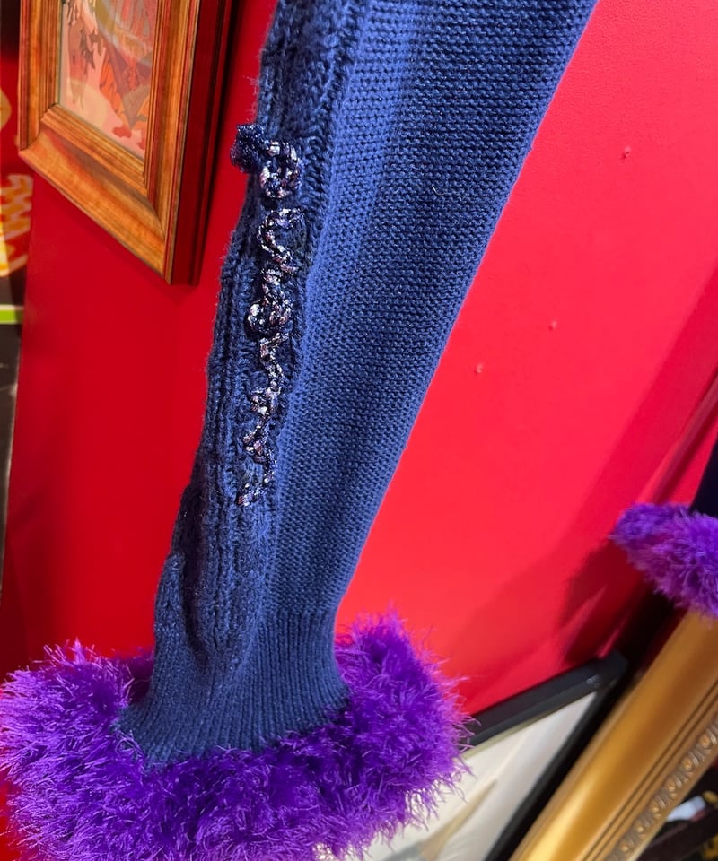 VERANDALUNCH】リメイク ニットフリル ショート カーディガン | GUGU