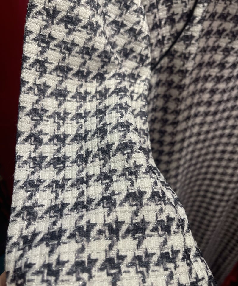 千鳥柄 ツイードチャイナロングワンピース【チャイナフェア】 | GUGU