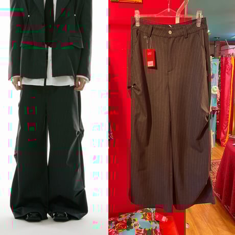 NUTEMPEROR 変形パンツ 中古・古着通販】NUTEMPEROR (ナットエンペラー) スラックス
