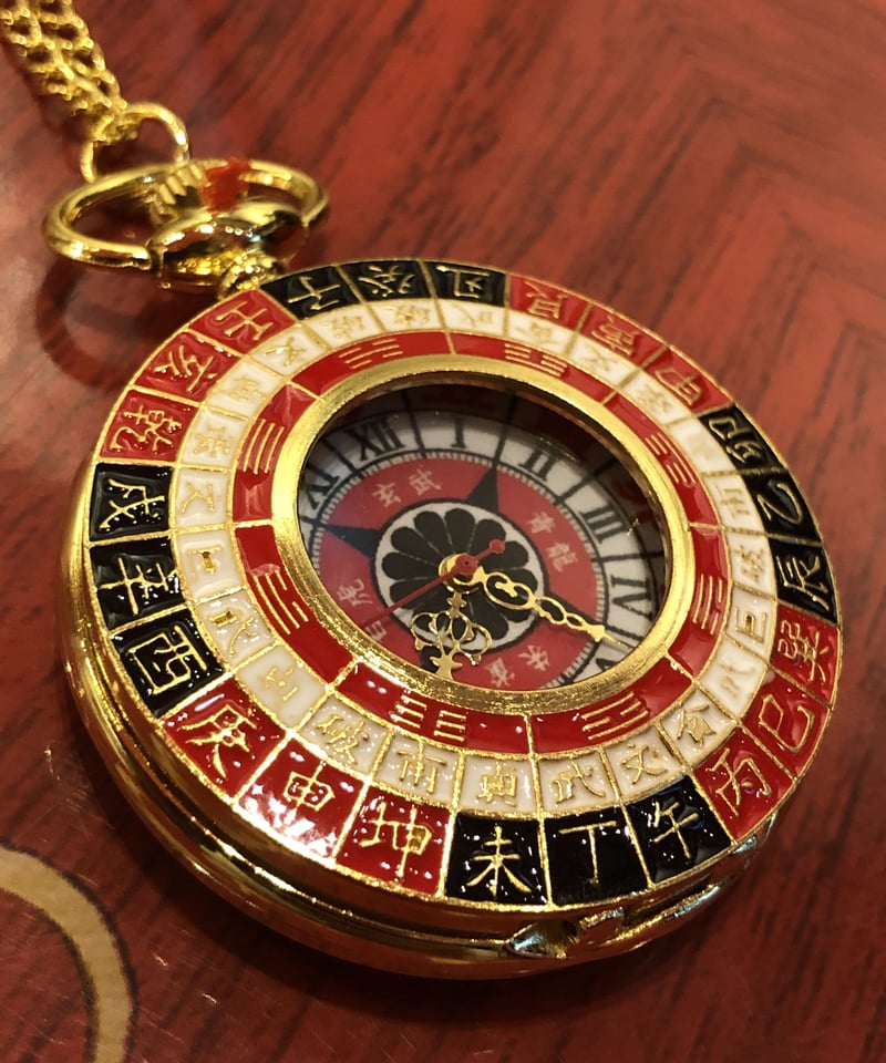 遺品整理品、時計、古銭、ネックレス、色々 アルミ青銅 古銭ネックレス 10銭/波模様/メンズアクセサリー