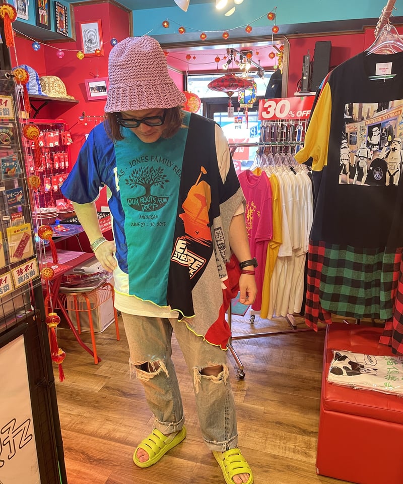 ウェルダン　Tシャツ　ドッキング　リメイク　再構築　3色　Sサイズ ウェルダン Tシャツ ドッキング リメイク 再構築 3色 Sサイズ